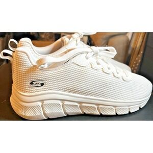 Skechers BOBS Sport B Flex - Visionary Essence White Women's Size 6